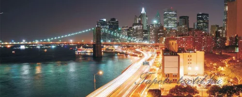 Brooklyn Bridge poszter, fotótapéta (250 x 104 cm)