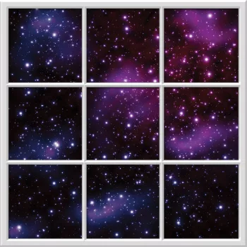   Kazettás virágos vlies poszter, fotótapéta (312 X 312 cm)