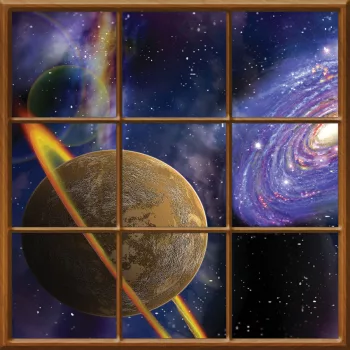   Kazettás virágos vlies poszter, fotótapéta (312 X 312 cm)