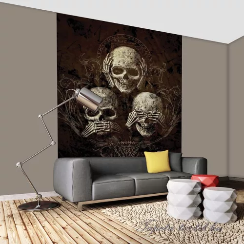 Koponyák vlies poszter, fotótapéta (206 x 275 cm)