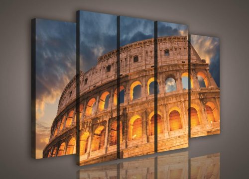 Vászonkép, 5 darabos Colosseum 150x100 cm méretben