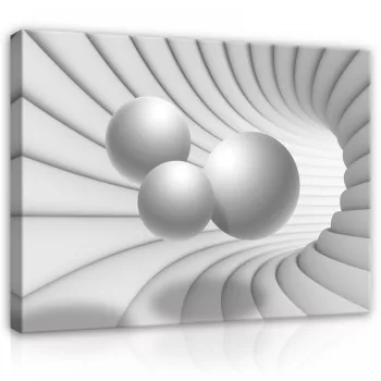 Vászonkép, Absztrakt gömbök 80x60 cm méretben