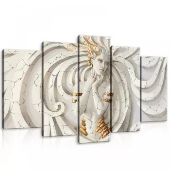 Vászonkép 5 darabos, Medusa 100x60 cm méretben