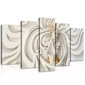 Vászonkép 5 darabos, Medusa 100x60 cm méretben