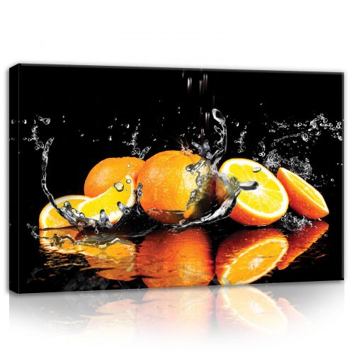 Narancs, vászonkép, 60x40 cm méretben