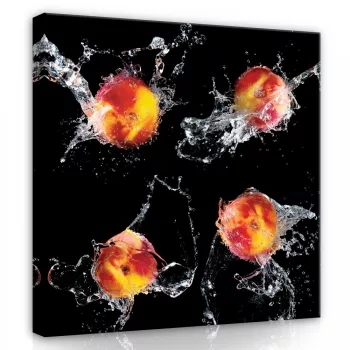 Barackok, vászonkép, 40x40 cm méretben