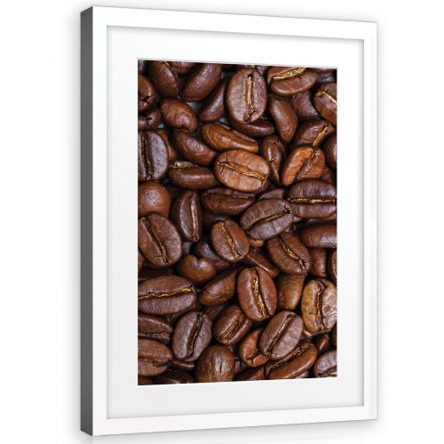 Vászonkép, Kávészemek, 75x100 cm méretben