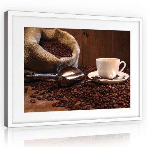 Vászonkép, Pörkölt kávé, 100x75 cm méretben