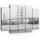 Vászonkép, 5 darabos Golden Gate 150x100 cm méretben