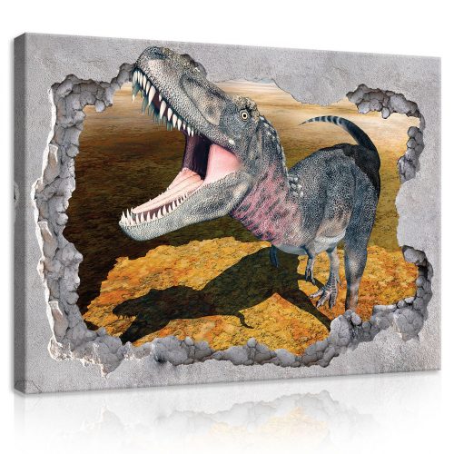 Vászonkép, T-Rex  80x60 cm méretben