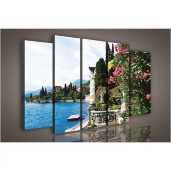   Vászonkép, 5 darabos Mediterrán sziget 150x100 cm méretben