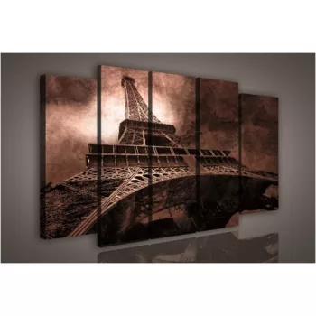 Vászonkép, 5 darabos Városkép 150x100 cm méretben