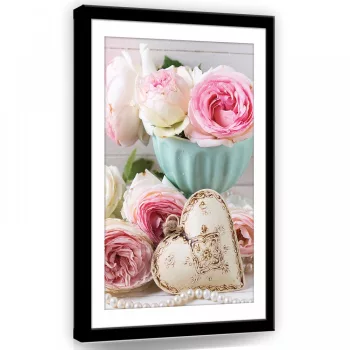 Rózsák, vászonkép, 40x60 cm méretben