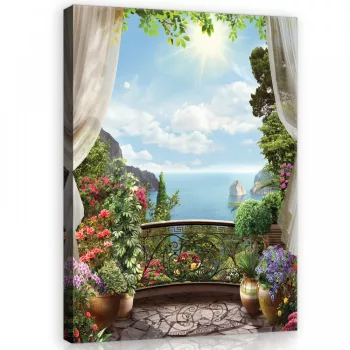 Vászonkép, Kilátás a tengerre 60x80 cm méretben