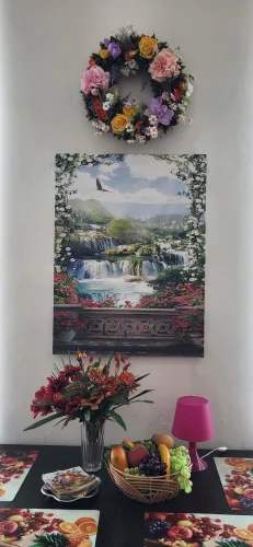 Vászonkép, Kilátás a vízesésre, 75x100 cm méretben