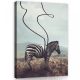 Vászonkép, Zebra, 75x100 cm méretben