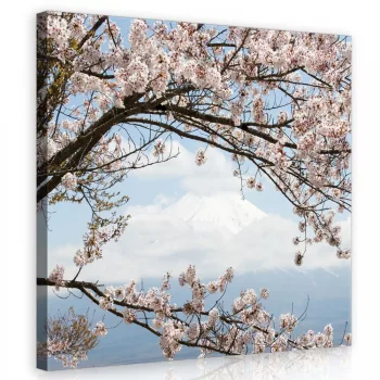 Virágzó fa, vászonkép 40x40 cm méretben