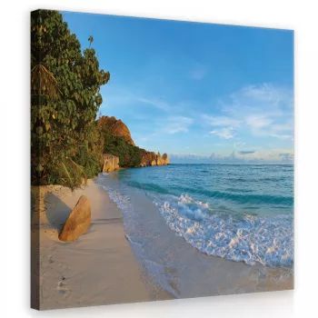 Tengerparti Öböl, vászonkép 40x40 cm méretben