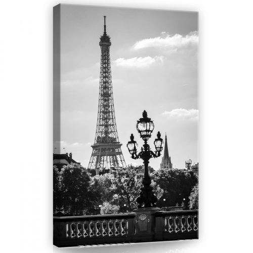 Párizs, vászonkép, 40x60 cm méretben