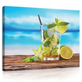 Vászonkép, LIME limonádé 80x60 cm méretben