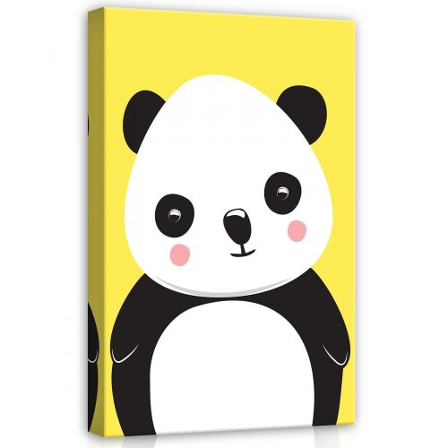 Panda, vászonkép, 40x60 cm méretben