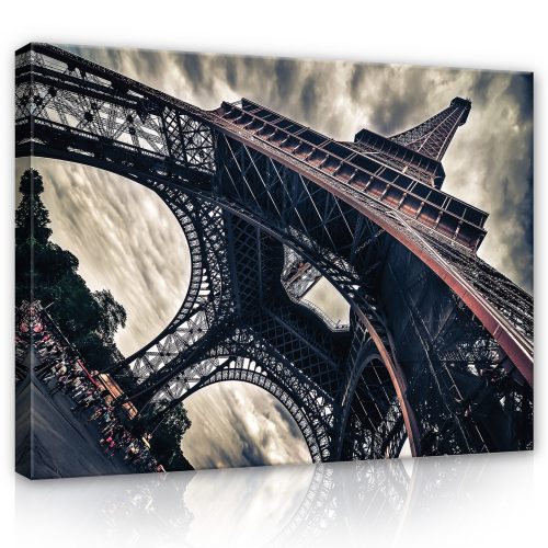 Vászonkép, Eiffel-torony, 80x60 cm méretben