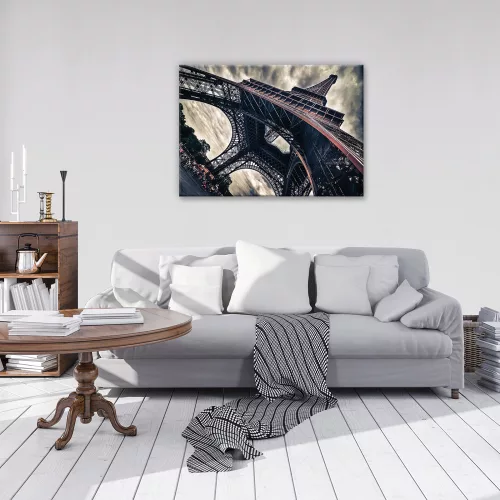 Eiffel torony, vászonkép, 70x50 cm méretben