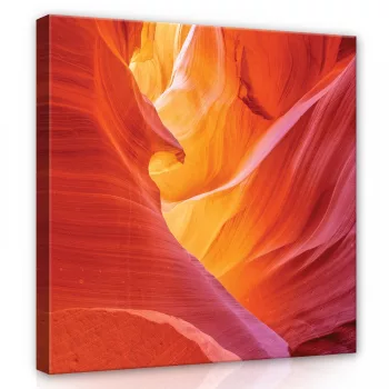 Kanyon, vászonkép, 40x40 cm méretben