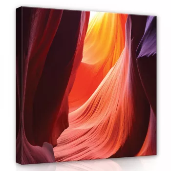 Kanyon, vászonkép, 40x40 cm méretben