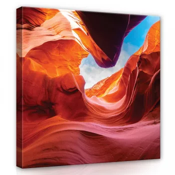 Kanyon, vászonkép, 40x40 cm méretben