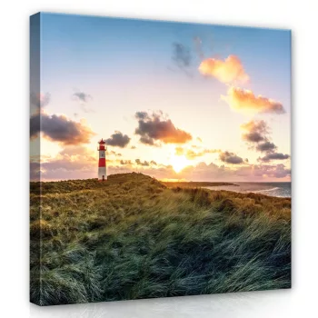   Világítótorony az öbölnél, vászonkép 40x40 cm méretben