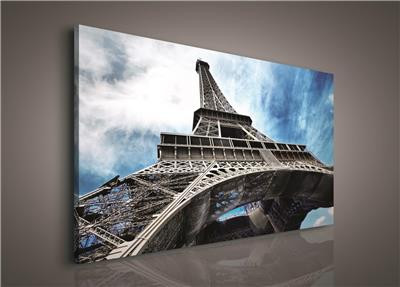 Vászonkép, Eiffel-torony, 60x40 cm méretben
