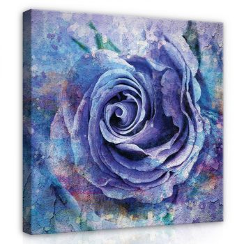 Rózsabimbó, vászonkép, 40x40 cm méretben