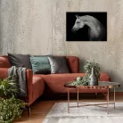 Ló, vászonkép, 70x50 cm méretben