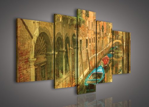 Vászonkép, 5 darabos, Velence 170x100 cm méretben