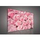 Vászonkép, Rózsaszín rózsák, 100x75 cm méretben