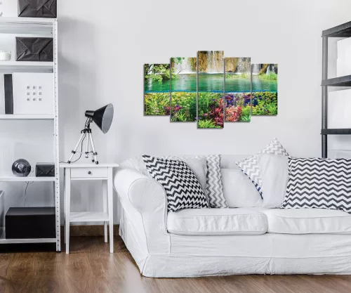 Vászonkép 5 darabos, Vízivilág 100x60 cm méretben