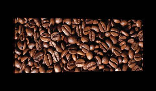 Kávé, vászonkép, 145x45 cm méretben
