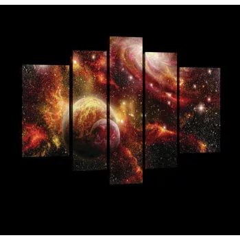 Vászonkép, 5 darabos, Univerzum 170x100 cm méretben