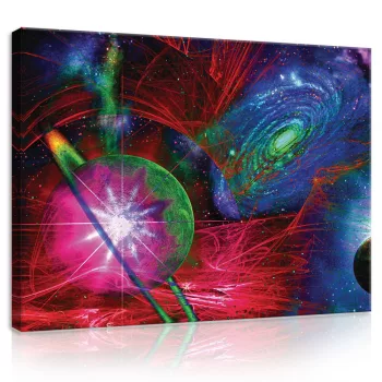 Vászonkép, Univerzum - absztrakt, 60x40 cm méretben