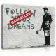Vászonkép, Follow you dreams - canceled, 100x75 cm méretben