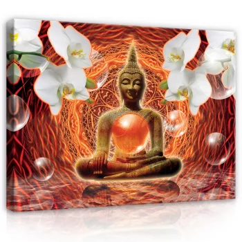 Vászonkép, Buddha, 80x60 cm méretben