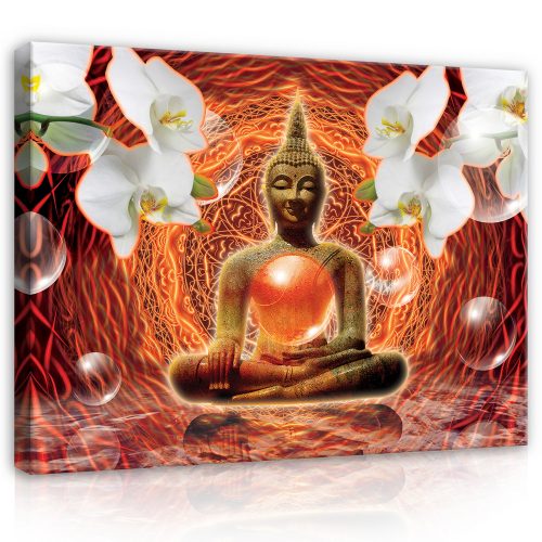 Vászonkép, Buddha, 100x75 cm méretben