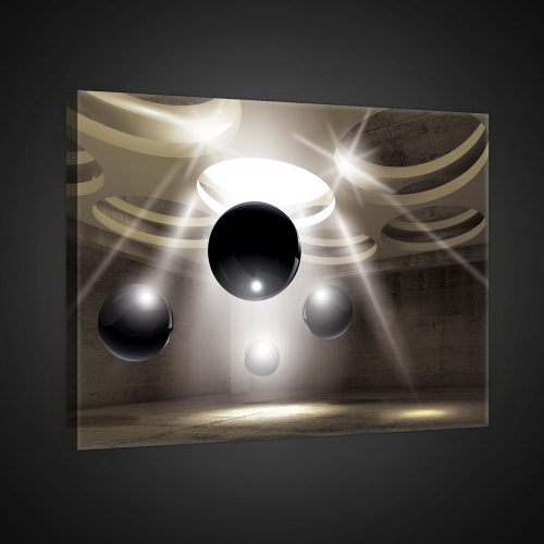 Vászonkép, Gömbök a fényben, 60x40 cm méretben