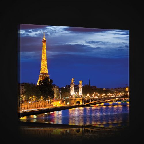Vászonkép, Eiffel torony, 80x60 cm méretben