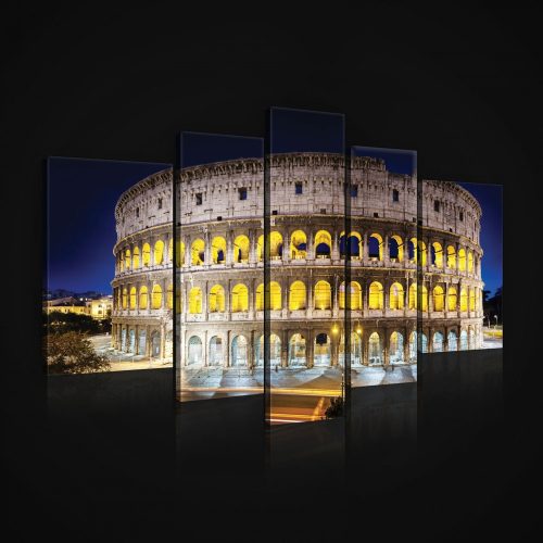 Vászonkép, 5 darabos, Colosseum 170x100 cm méretben