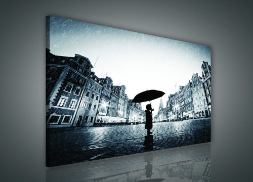Vászonkép, Eső, 100x75 cm méretben