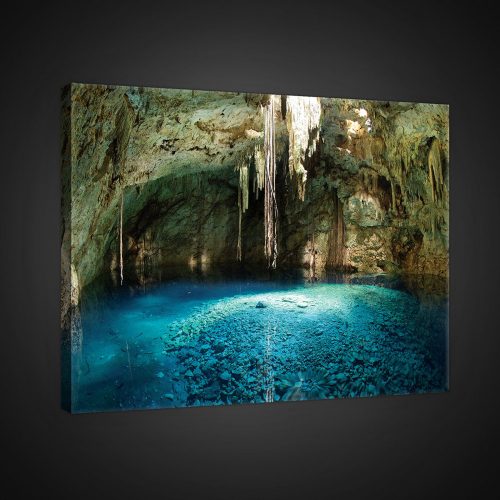 Vászonkép, Barlangi tó, 100x75 cm méretben