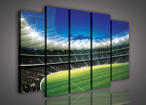 Vászonkép, 5 darabos Stadion 150x100 cm méretben