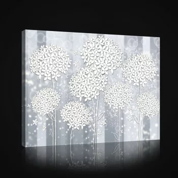 Vászonkép, Absztrakt pitypang, 60x40 cm méretben